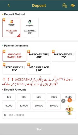 DK222 Mobile Deposit Interface